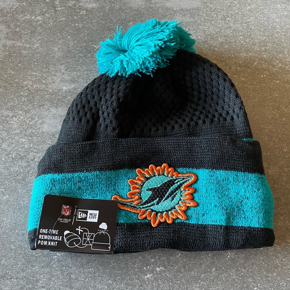 PRICE IS FIRM Brand new Miami Dolphins beanie